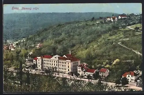 AK Brünn / Brno, Ausblick auf die Steinmühle