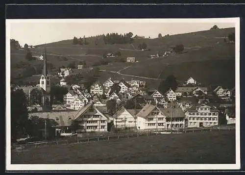 AK Gais, Teilansicht mit Kirche