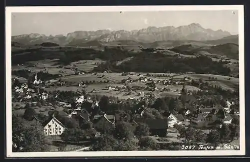 AK Teufen, Teilansicht mit Säntis