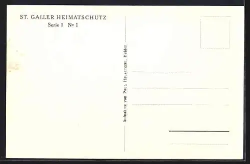 AK Murg /St. Gallen, Uferpartie mit Kirche