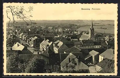 AK Beauraing, Panorama der Ortschaft