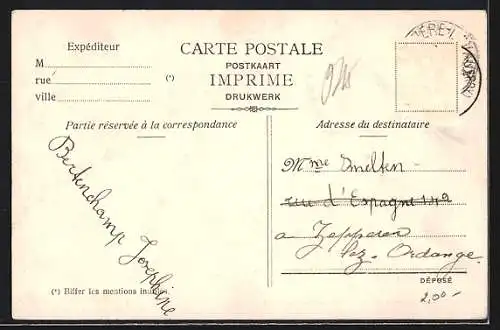 AK Bruxelles, Entrée de la Villa