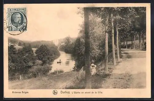 AK Durbuy, L`Ourthe en amont de la Ville