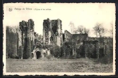 AK Villers-la-Ville, Abbaye de Villers, L`Eglise et les celliers