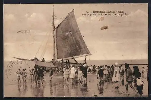 AK Duinbergen-sur-Mer, Sur la Plage