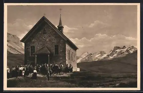 AK Melchthal, Kapelle am Melchsee auf der Frutt