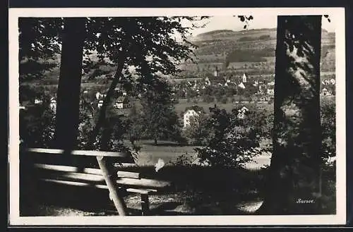 AK Sursee, Ansicht vom Wald aus