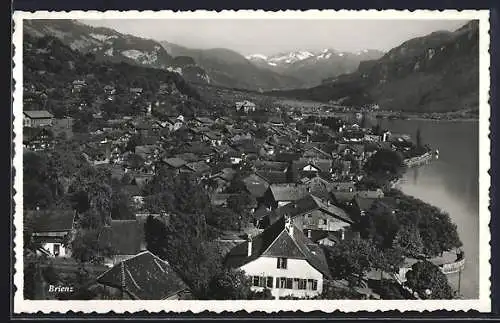 AK Brienz, Teilansicht mit Bergen