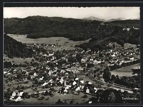 AK Turbenthal, Teilansicht mit Kirche