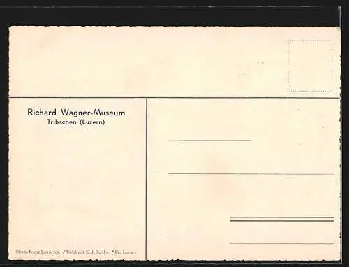 AK Luzern, Richard Wagner-Museum Tribschen