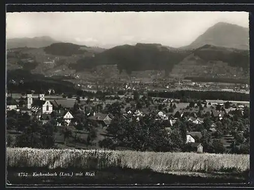 AK Eschenbach /Luz., Teilansicht mit Rigi