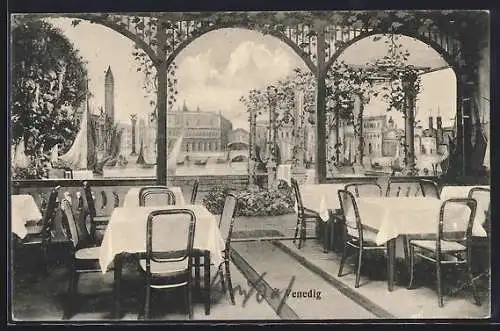 AK Magdeburg, Wintergarten im Restaurant Vastanier, Breite Weg 198