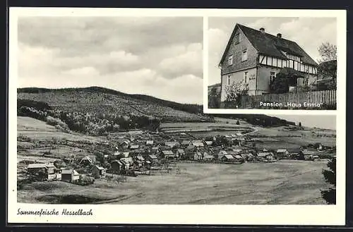 AK Hesselbach / Laasphe, Hotel Pension Haus Emma