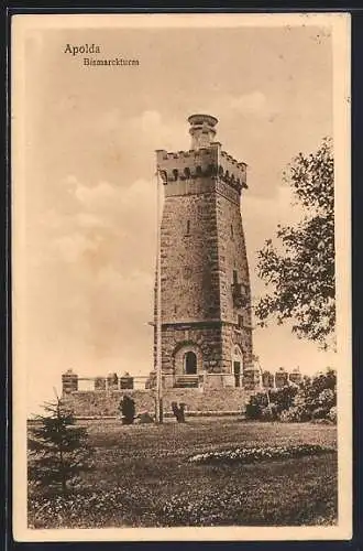 AK Apolda, Bismarckturm