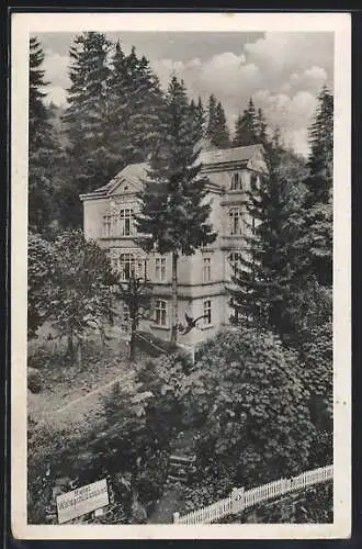 AK Friedrichroda i. Thür., Hotel und Pension Waldschlösschen Richard Jahr