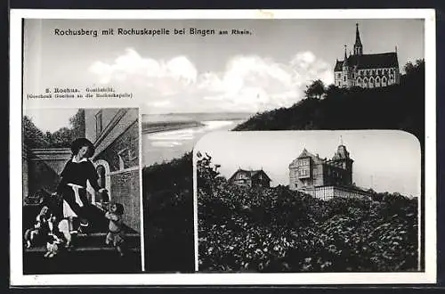 AK Bingen / Rhein, Rochusberg mit Rochuskapelle