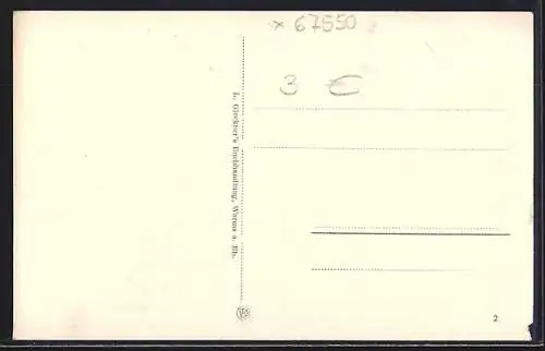 AK Worms a. Rh., Lutherplatz mit Denkmal