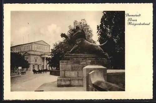 AK Darmstadt, Neues Kriegerdenkmal