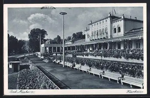 AK Bad Nauheim, Kurhaus mit Promenade