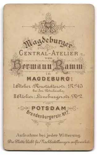 Fotografie Hermann Ramm, Magdeburg, Neustädterstr. 45, Portrait eines Paares