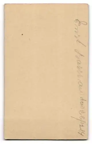 Fotografie J.E. Harnesk, Boden, Ernst Strass im Jahr 1914