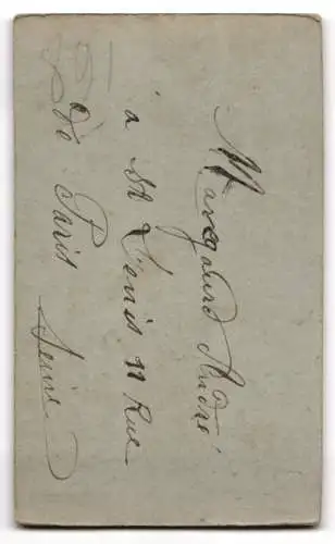 Fotografie Brezinski, St. Denis, M. André als kleines Mädchen