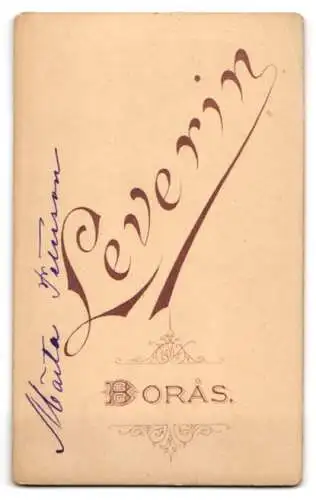 Fotografie C.A. Leverin, Borås, Maita als kleines Mädchen