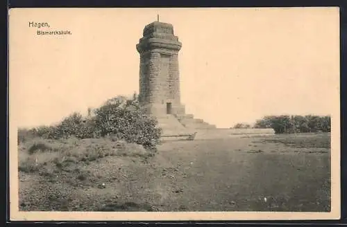 AK Hagen / Westfalen, Bismarcksäule