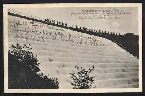 AK Gemünd /Eifel, Urfttalsperre, Kaskaden