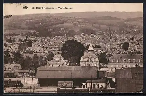 AK Brive, Vue generale avec Gare