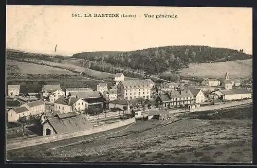 AK La Bastide, Vue generale et la Gare