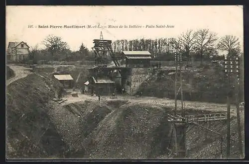 AK Saint-Pierre-Montlimart, Mines de la Belliere, Puits Saint-Jean