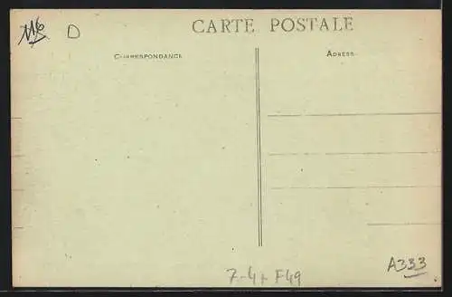AK Angers-Trélazé, Carriéres d`Ardoises, Blick auf den Schieferbruch