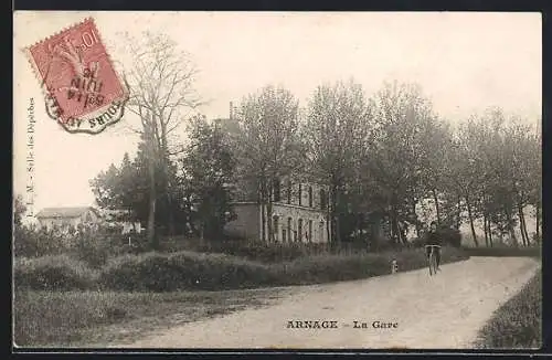 AK Arnage, La Gare, Bahnhof