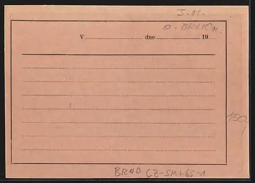 Künstler-AK Brno, Brnenske nadrazi