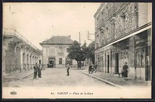 AK Gagny, Place de la Gare