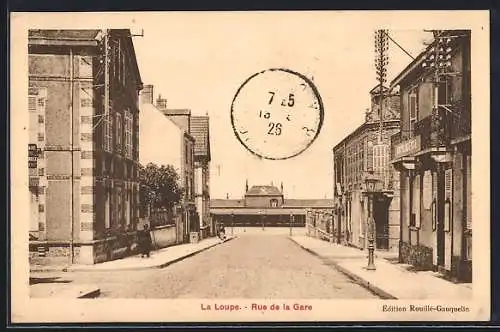 AK La Loupe, rue de la gare