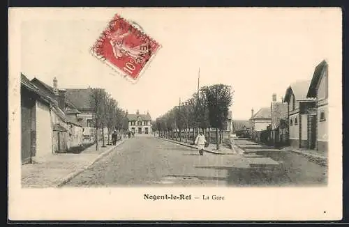 AK Nogent-le-Roi, la Gare