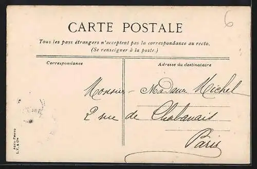 AK Ardenay, Circuit de la Sarthe 1906, Entre Ardenay et Bouloire, Autorennen