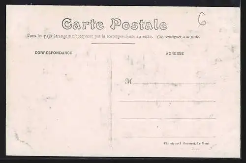AK Ardenay, Autorennen Circuit de Sarthe 1906, Chateau