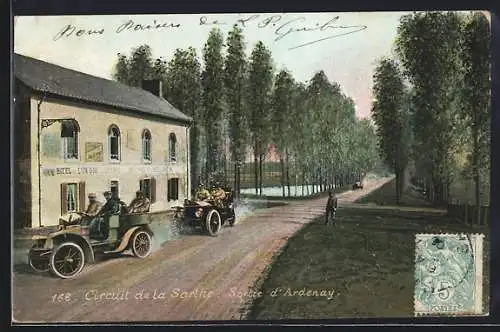 AK Ardenay, Circuit de la Sarthe /Autorennen, Sortie