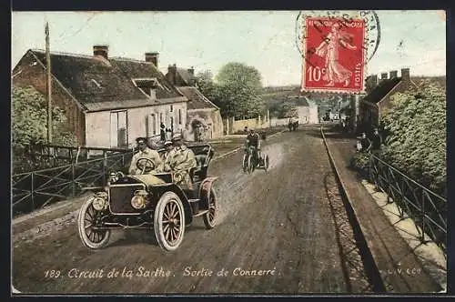 AK Circuit de la Sarthe, Sortie de Connerré, Autorennen