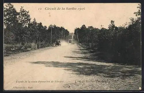 AK Circuit de la Sarthe, Entée de la route Forestiére de Vibraye