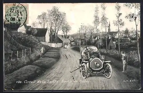 AK Berfay, Circuit de la Sarthe, Sortie de Berfay, Autorennen