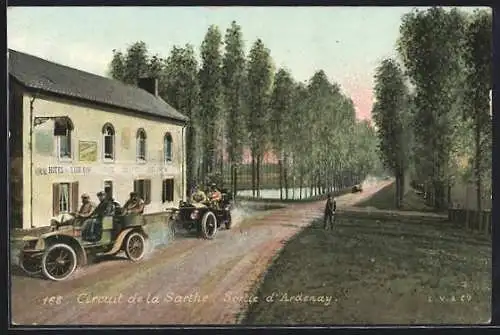 AK Ardenay, Circuit de la Sarthe /Autorennen, Sortie