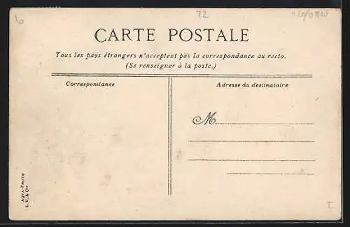 AK Circuit de la Sarthe, Emplacement des Tribunes, près de Champagnè, Autorennen