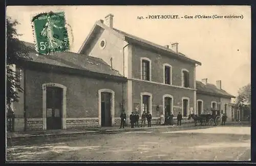 AK Port-Boulet, Gare d`Orléans, Cour extérieure