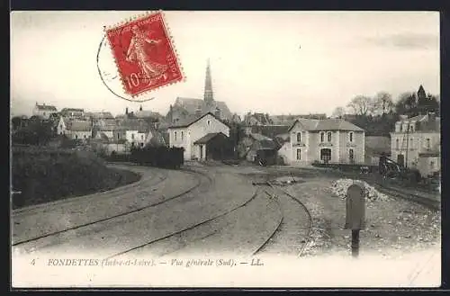 AK Fondettes, Vue générale, Sud