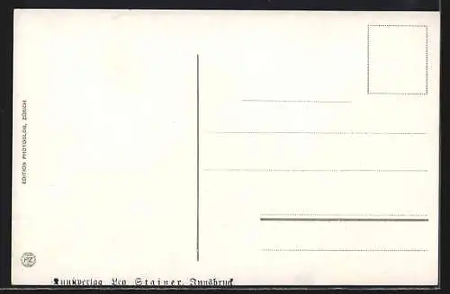 AK Jungfraubahn an der Station Eigergletscher mit Silberhorn, Bergbahn