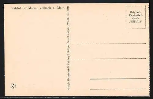 AK Volkach a. Main, Institut St. Maria, Kapelle